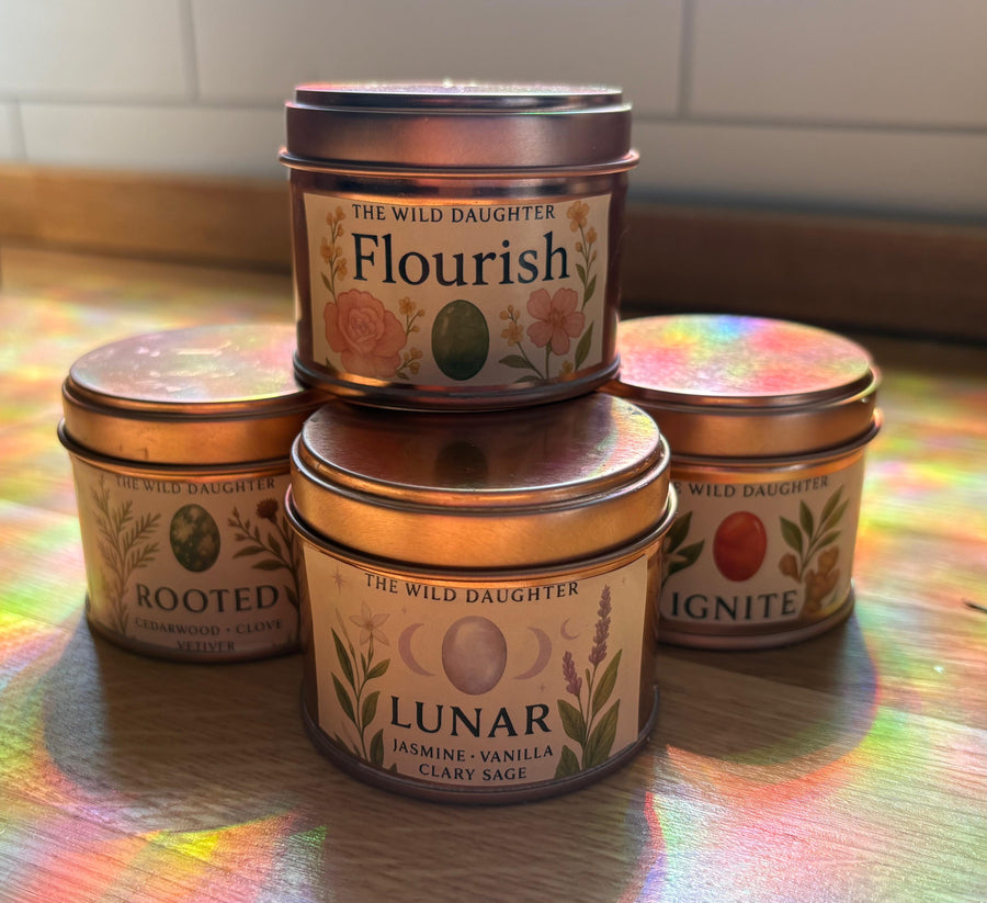 The Wild Daughter mini Candle Collection — Mini Ritual Set