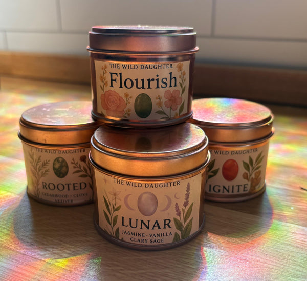 The Wild Daughter mini Candle Collection — Mini Ritual Set