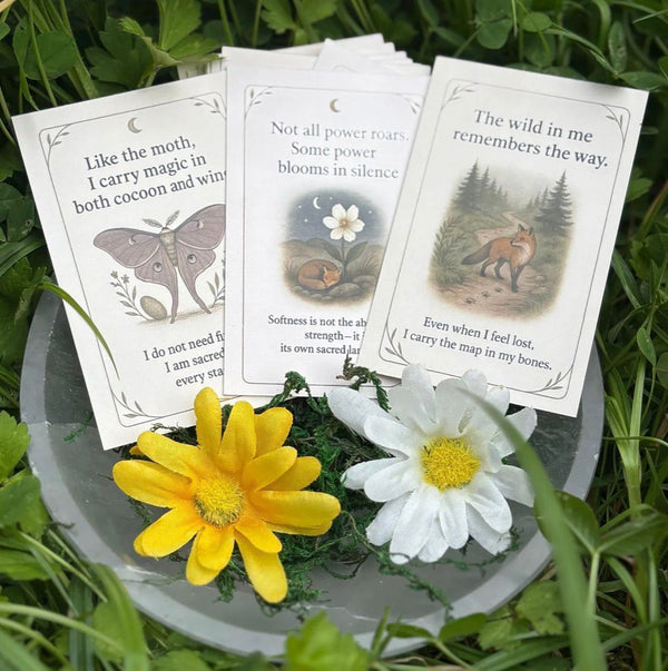 🌿 Whispers of the Wild – Affirmation Card Deck