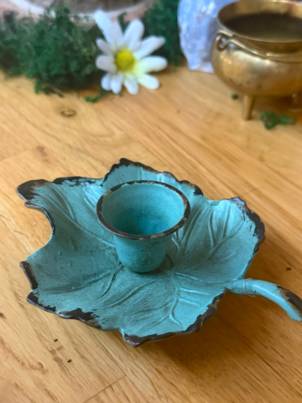 The Fallen Leaf — Taper Candle Holder