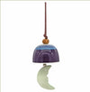 Celestial Whisper Ceramic Moon Chime
